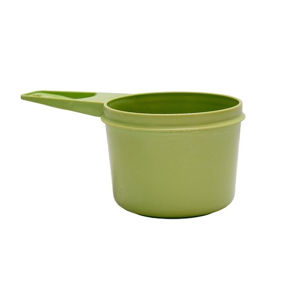 Tupperware 2/3 Cup Measuring Green VTG Replacement Kitchen 763 Scoop - Picture 2 of 9
